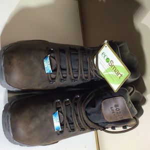 EcoSmart brand waterproof boots.